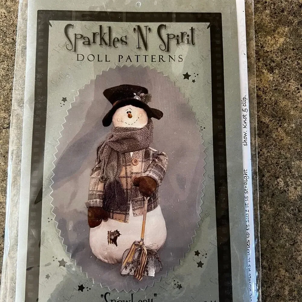 Sparkles N Spirit Snowman pattern, Never opened or used.